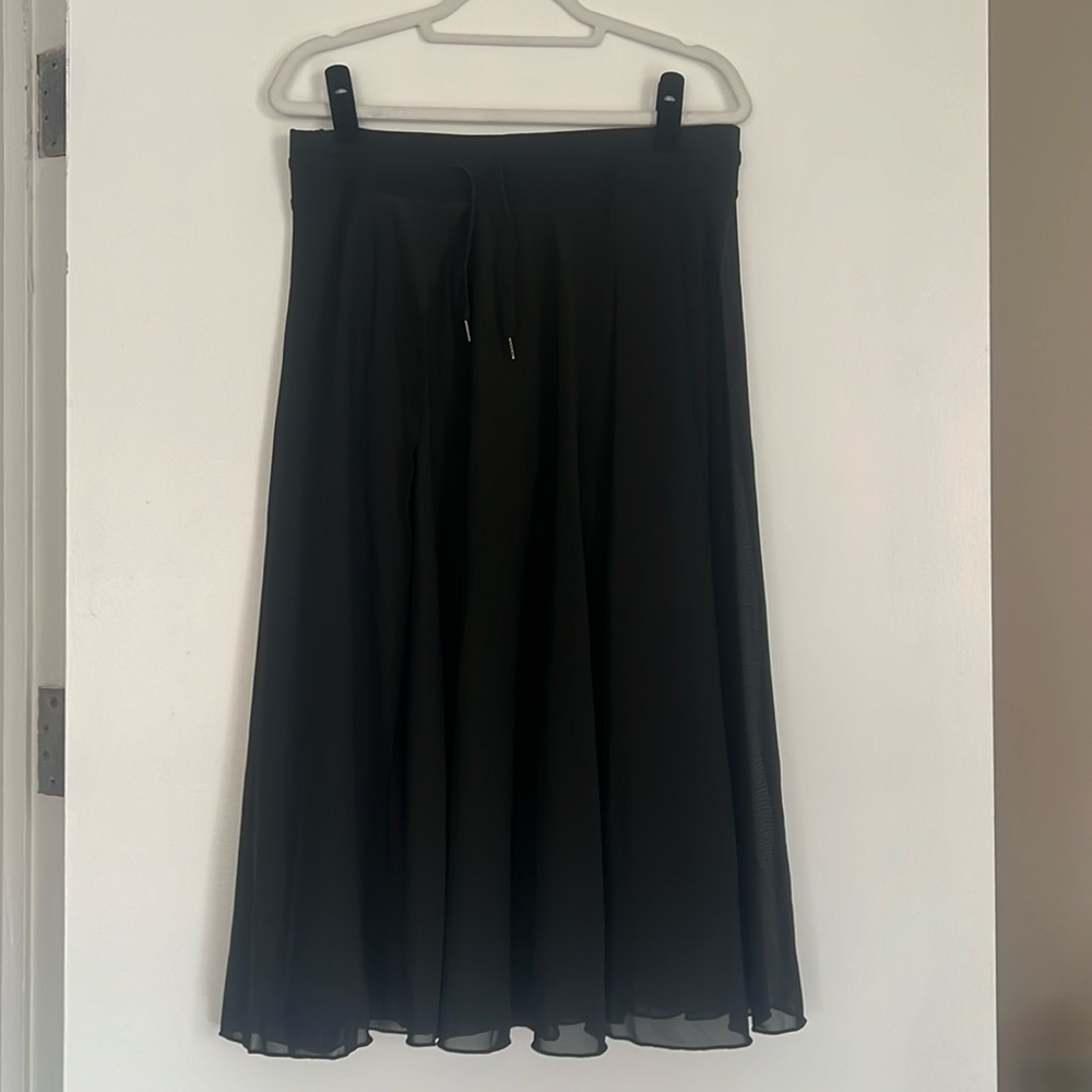 Long sheer blank skirt